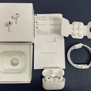 AirPods Pro 2nd Generation w/ Case, Charging + Accesories